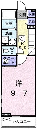 プラシード手柄IIの物件間取画像